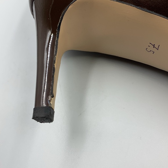 High heel leather boots. - Picture 5 of 6